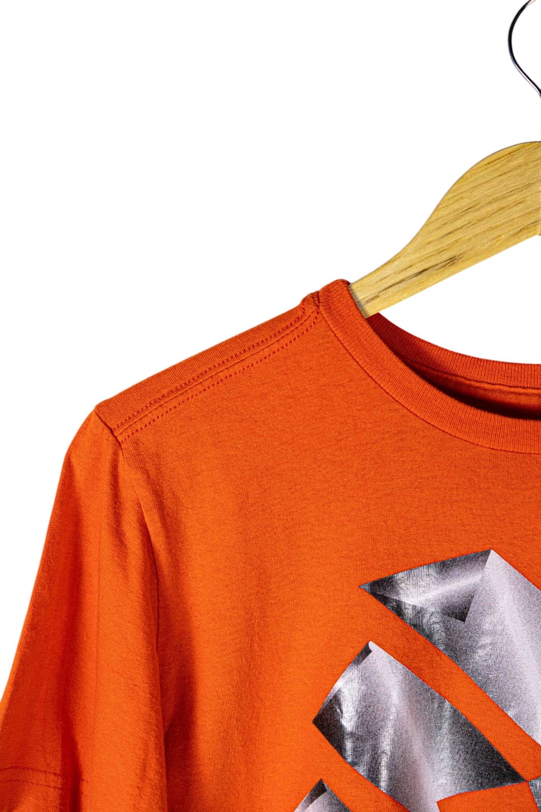 Adidas Orange Printed T-Shirt