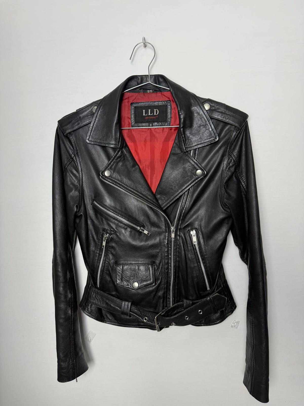 LLD Jacket, Black with Red.