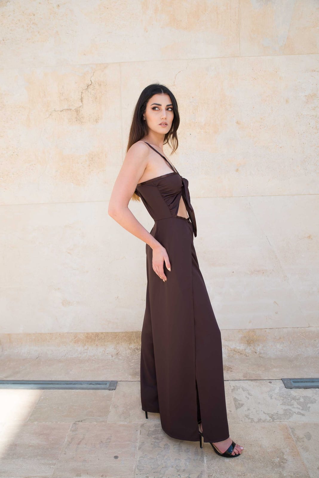 Chocolate jumpsuit