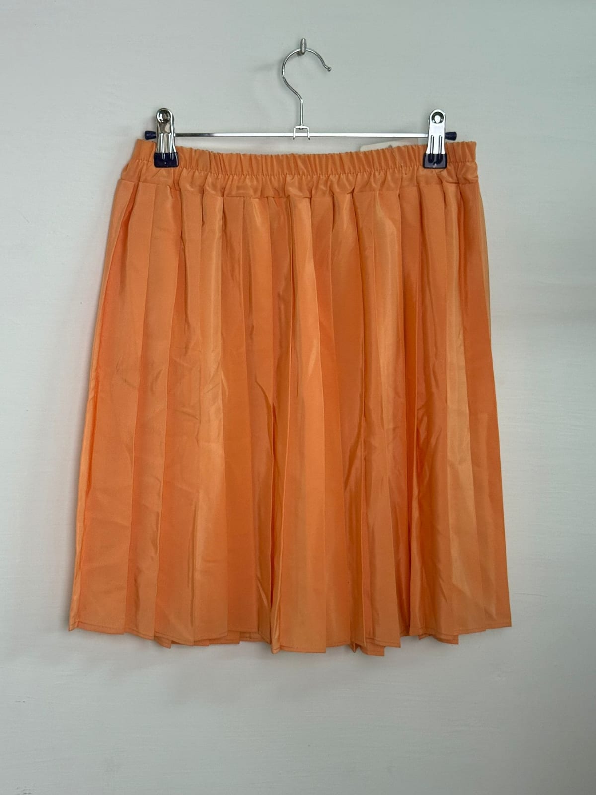 Apricot Pleated Skirt