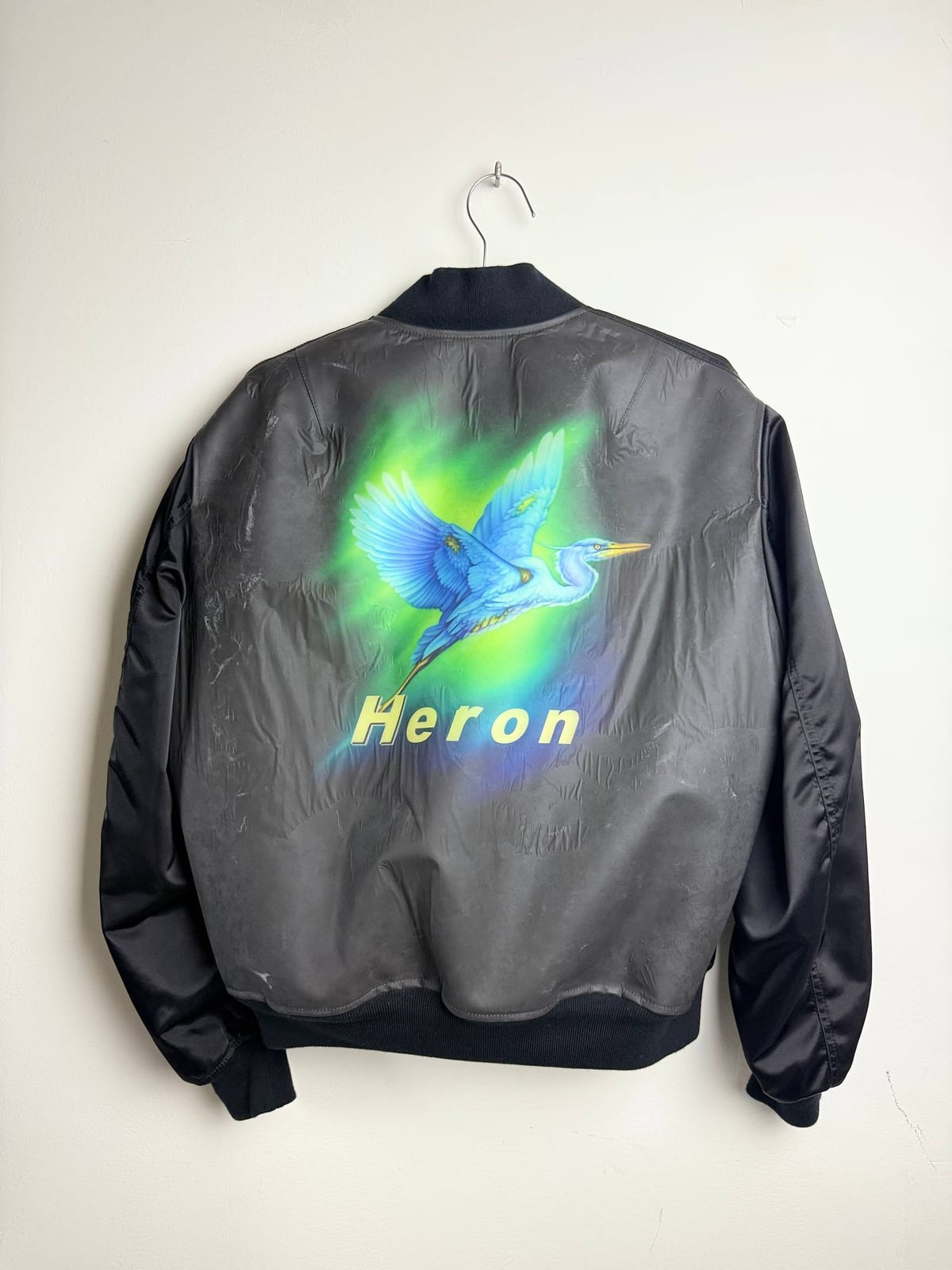 Heron Preston Bomber Jacket – Great Blue Heron