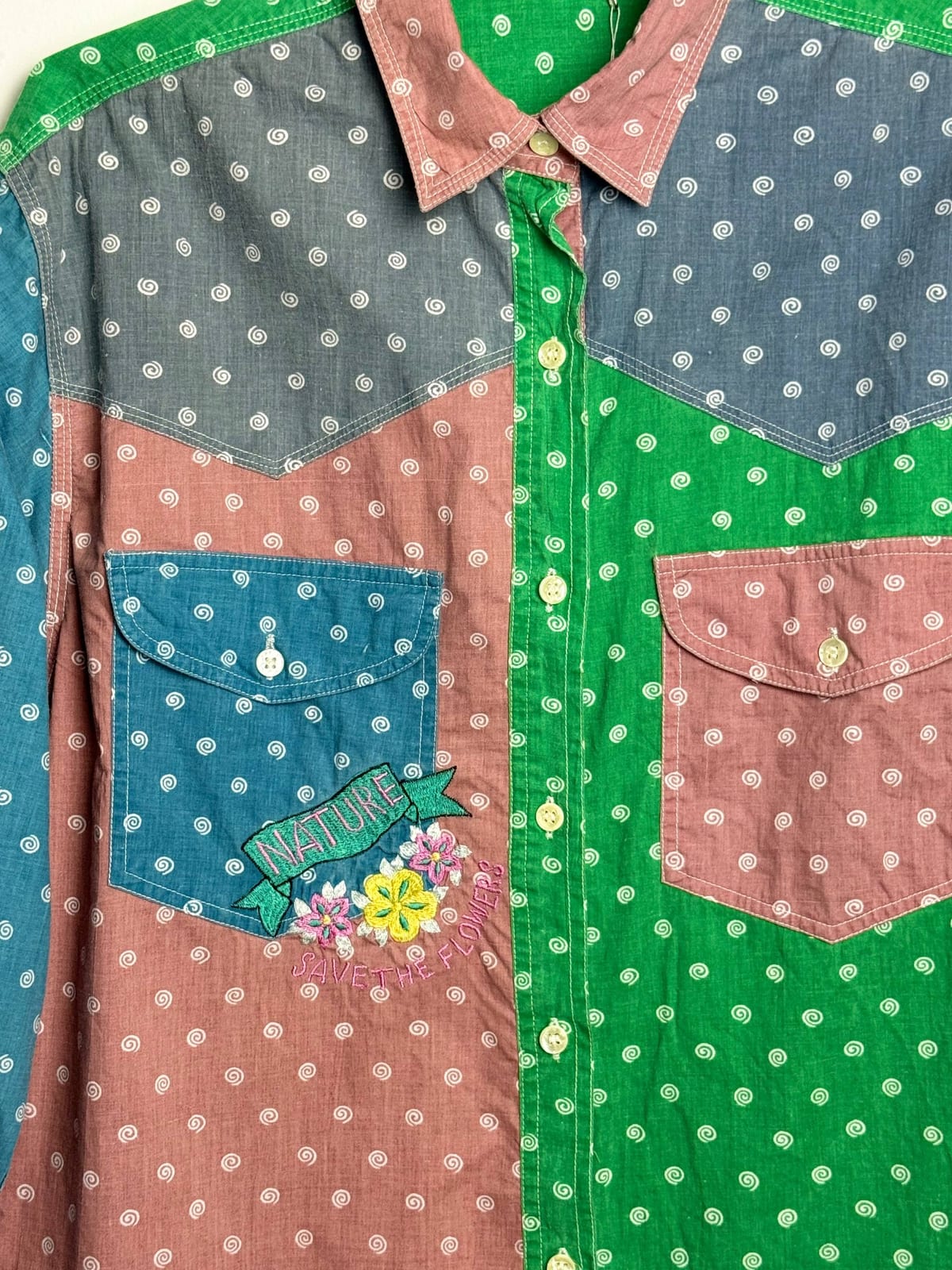 Vintage Patchwork Shirt
