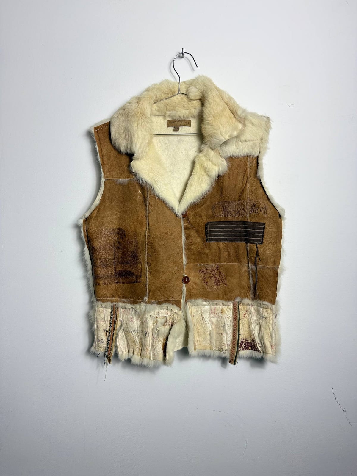 Shearling-style vest by Chocolat