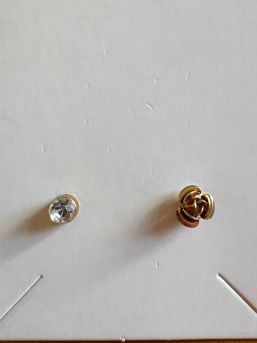 Flower and Stud Earrings
