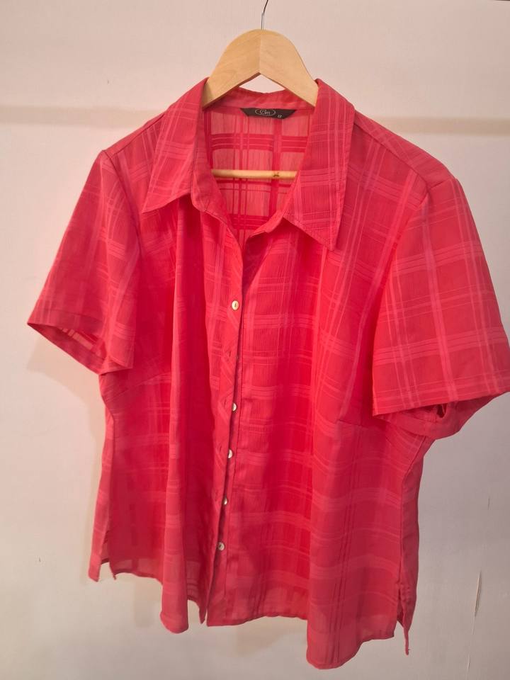 Pink Button Shirt
