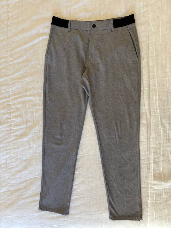Grey suit pants